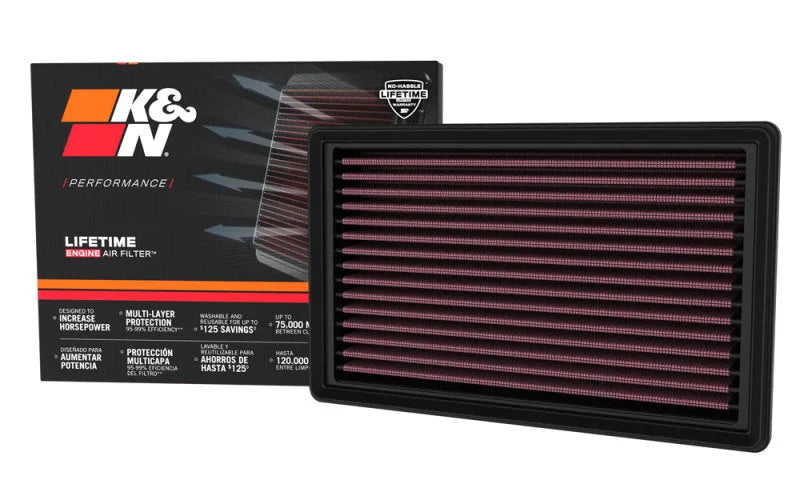 K&N 21-23 Toyota Yaris L3-1.0L Replacement Drop In Air Filter - Installation View