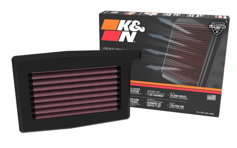 K&N 21-23 Triumph Trident 660 Replacement Air Filter - Installation View