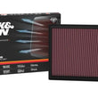 Load image into Gallery viewer, K&amp;N 21-24 Ford E350/E450 Super Duty Replacement Air Filter - Back View