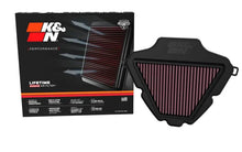Load image into Gallery viewer, K&amp;N 21-24 Honda NC750X 745 / Honda NC750X DCT 745 Replacement Air Filter - Back View