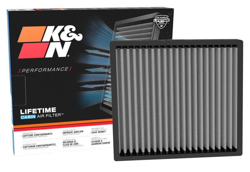 K&N 21-24 Kia Carnival/Sedona 2.2L L4 Diesel Cabin Air Filter - Rear - Installation View