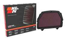 Load image into Gallery viewer, K&amp;N 21-24 Suzuki GSX1300R /Hayabusa Replacement Air Filter - Installation View