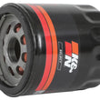 Load image into Gallery viewer, K&amp;N 21-25 Chevrolet Trailblazer 1.2L L3 / 17-24 Alfa Romeo Giulia 2.0L L4 Spin-On Oil Filter - Side View