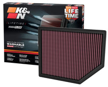Load image into Gallery viewer, K&amp;N 22-23 Ford Bronco Raptor 3.0L V6 Replacement Air Filter - Installation View