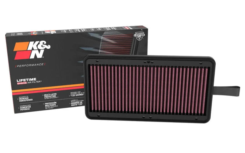 K&N 22-23 Genesis GV70 L4-2.5L Replacement Air Filter - Back View