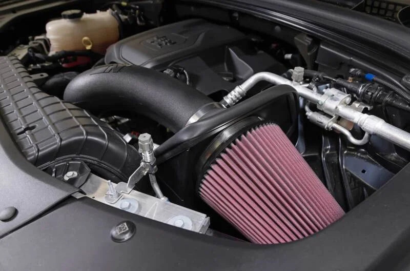 K&N 22-23  Jeep Grand Cherokee 5.7L V8 Performance Air Intake System - Back View
