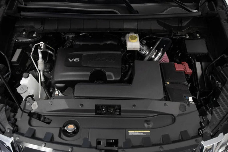 K&N 22-23 Nissan Pathfinder Performance Air Intake System - Side View