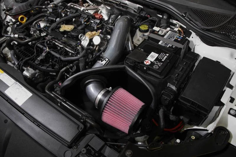 K&N 22-23 Volkswagen Golf R Typhoon Performance Air Intake System - Side View
