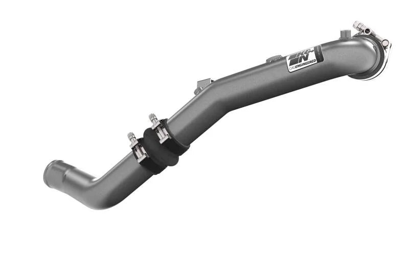 K&N 22-24 Honda Civic 1.5L L4 Aluminum Charge Pipe Kit - Gunmetal Gray - Additional View 5