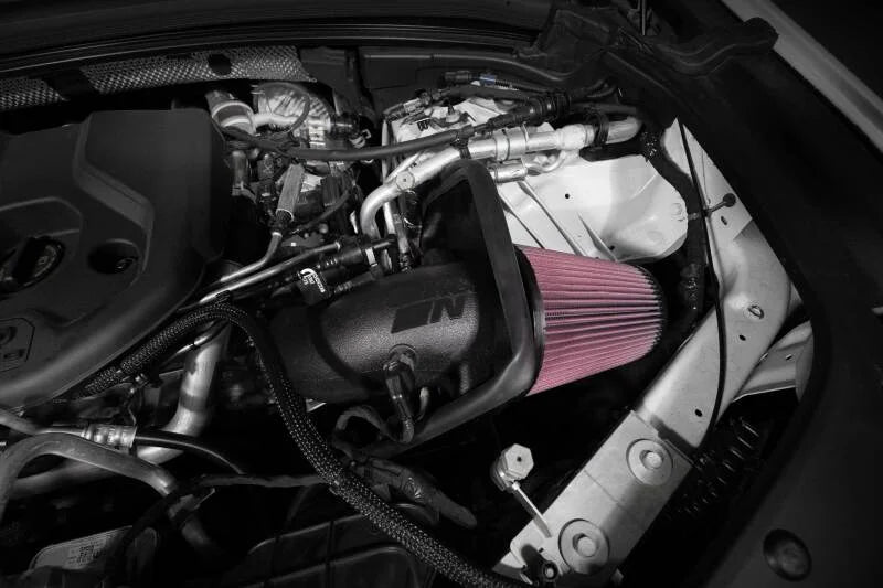 K&N 22-24 Jeep Grand Cherokee 2.0L L4 Performance Air Intake System - Installation View
