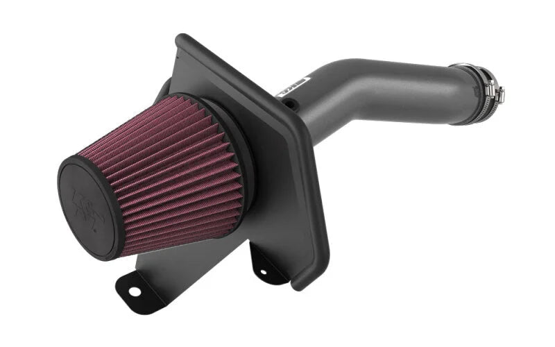 K&N 22-24 Jeep Grand Cherokee L/WL 3.6L V6 Performance Air Intake System - Installation View