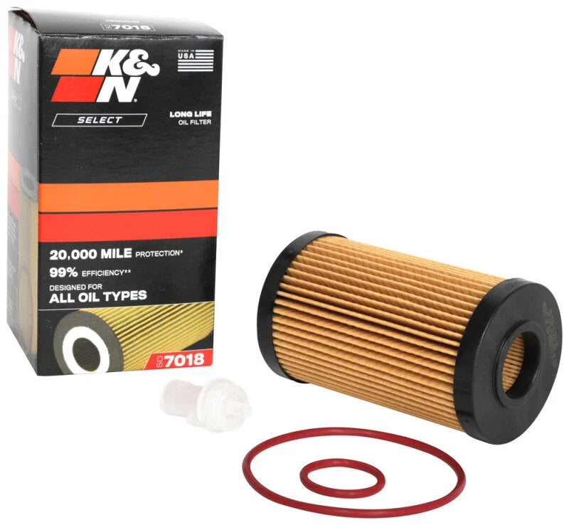 K&N 22-24 Lexus IS/LC500 / 07-21 Toyota Tundra Oil Filter - Detail View