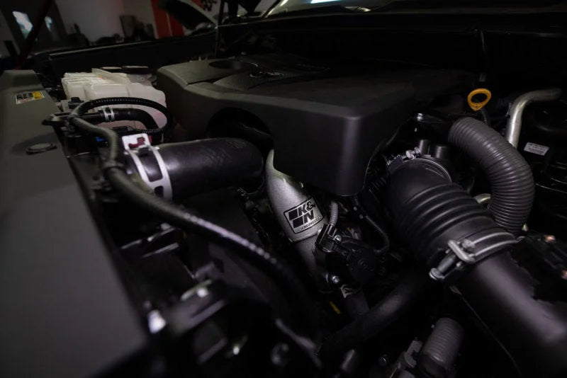 K&N 22-24 Toyota Tundra 3.4L V6 Turbo Charge Pipe Kit - Side View