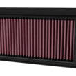 Load image into Gallery viewer, K&amp;N 22-24 Yamaha MT-10 998 / Yamaha MT-10 SP 998 Replacement Air Filter - Side View