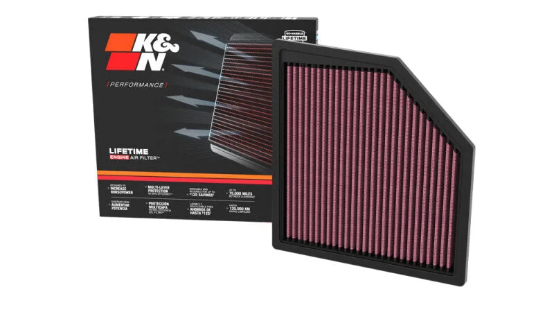 K&N 22-25 BMW X1 High-Flow Engine Air Filter - Installation View