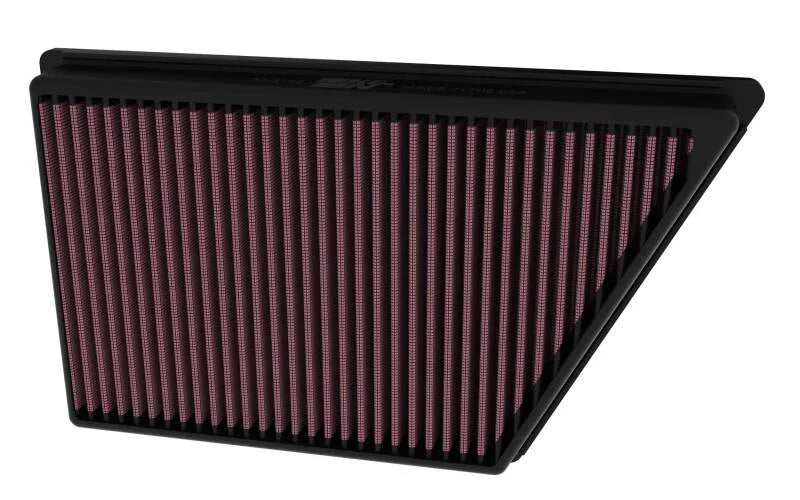 K&N 23-24 Ford Ranger/Everest 2.0L L4 Diesel  Drop-In Air Filter - Side View