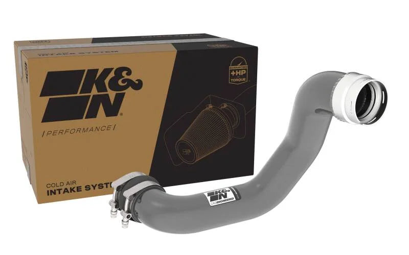 K&N 23-24 GM Colorado/Canyon 2.7L L4 Charge Pipe - Aluminum Tube - Gunmetal Gray - Additional View 6
