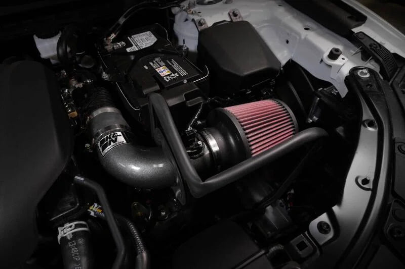 K&N 23-24 Mazda CX-50 L4 2.5L Turbo Performance Air Intake System - Side View