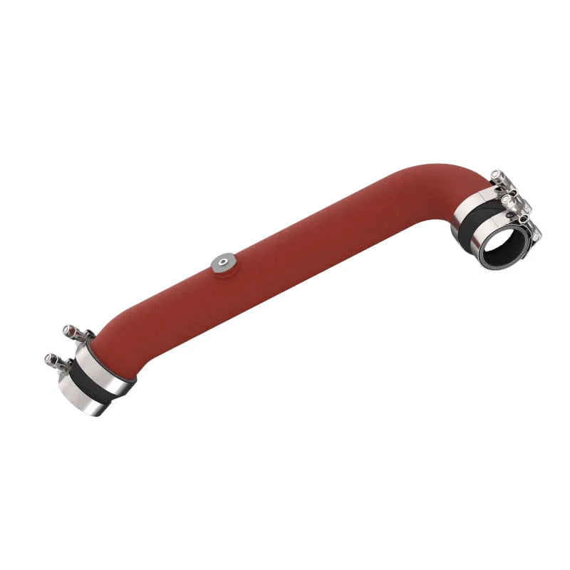 K&N 23-24 Toyota GR Corolla L3 1.6L Charge Pipe Kit - Wrinkle Red - Installation View