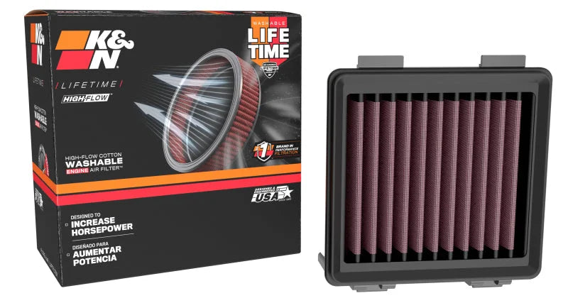 K&N 24-25 KTM 125 Duke Replacement Air Filter - Installation View