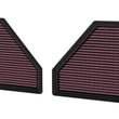 Load image into Gallery viewer, K&amp;N 25+ BMW X5 M V8-4.4L High-Flow Replacement Air Filter - Main Product View