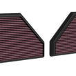Load image into Gallery viewer, K&amp;N 25+ BMW X5 M V8-4.4L High-Flow Replacement Air Filter - Side View
