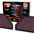 Load image into Gallery viewer, K&amp;N 25+ BMW X5 M V8-4.4L High-Flow Replacement Air Filter - Back View