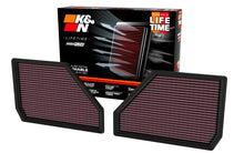 Load image into Gallery viewer, K&amp;N 25+ BMW X5 M V8-4.4L High-Flow Replacement Air Filter - Back View