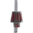 Load image into Gallery viewer, K&amp;N 2in Base OD x .375in Flange ID x 1.75in H Rubber Base Crankcase Vent Filter - Installation View