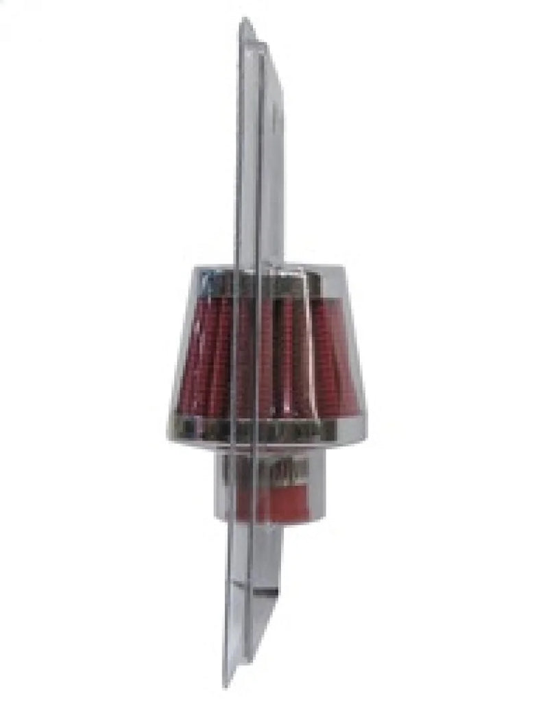 K&N 2in Base OD x .375in Flange ID x 1.75in H Rubber Base Crankcase Vent Filter - Installation View