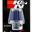 Load image into Gallery viewer, K&amp;N 2in Base OD x .375in Flange ID x 1.75in H Rubber Base Crankcase Vent Filter - Blue - Additional View 7