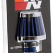 Load image into Gallery viewer, K&amp;N 2in Base OD x .375in Flange ID x 1.75in H Rubber Base Crankcase Vent Filter - Blue - Additional View 8