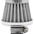 Load image into Gallery viewer, K&amp;N 2in Base OD x .375in Flange ID x 1.75in H Rubber Base Crankcase Vent Filter - White - Installation View