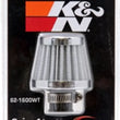 Load image into Gallery viewer, K&amp;N 2in Base OD x .375in Flange ID x 1.75in H Rubber Base Crankcase Vent Filter - White - Additional View 5