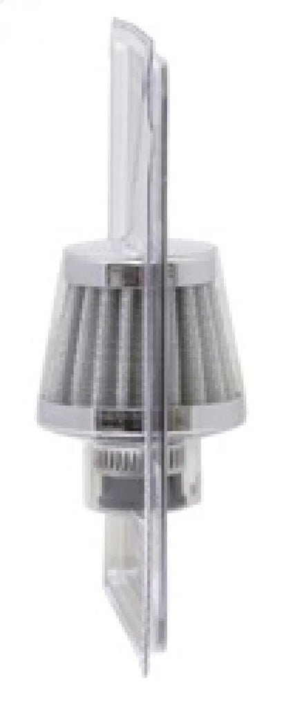 K&N 2in Base OD x .375in Flange ID x 1.75in H Rubber Base Crankcase Vent Filter - White - Additional View 6