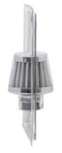 Load image into Gallery viewer, K&amp;N 2in Base OD x .375in Flange ID x 1.75in H Rubber Base Crankcase Vent Filter - White - Additional View 6