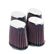 Load image into Gallery viewer, K&amp;N 2in FLG 4 X 2-3/4in B 2 X 3in T 5in L (4 PER BOX) Universal Clamp-On Air Filter