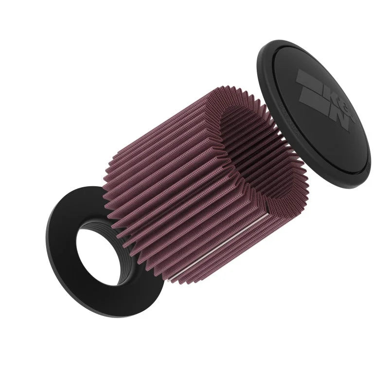 K&N 3-1/4in flg 6in b 5-1/2in t 5-1/2in h - Back View