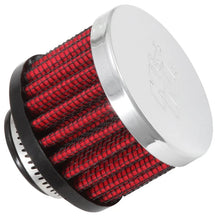 Load image into Gallery viewer, K&amp;N 3/4 inch ID 2 inch OD 1.5 inch H Clamp On Crankcase Vent Filter - Main Product View