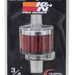 Load image into Gallery viewer, K&amp;N 3/4 inch ID 2 inch OD 1.5 inch H Clamp On Crankcase Vent Filter - Back View
