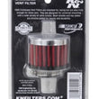 Load image into Gallery viewer, K&amp;N 3/4 inch ID 2 inch OD 1.5 inch H Clamp On Crankcase Vent Filter - Additional View 8