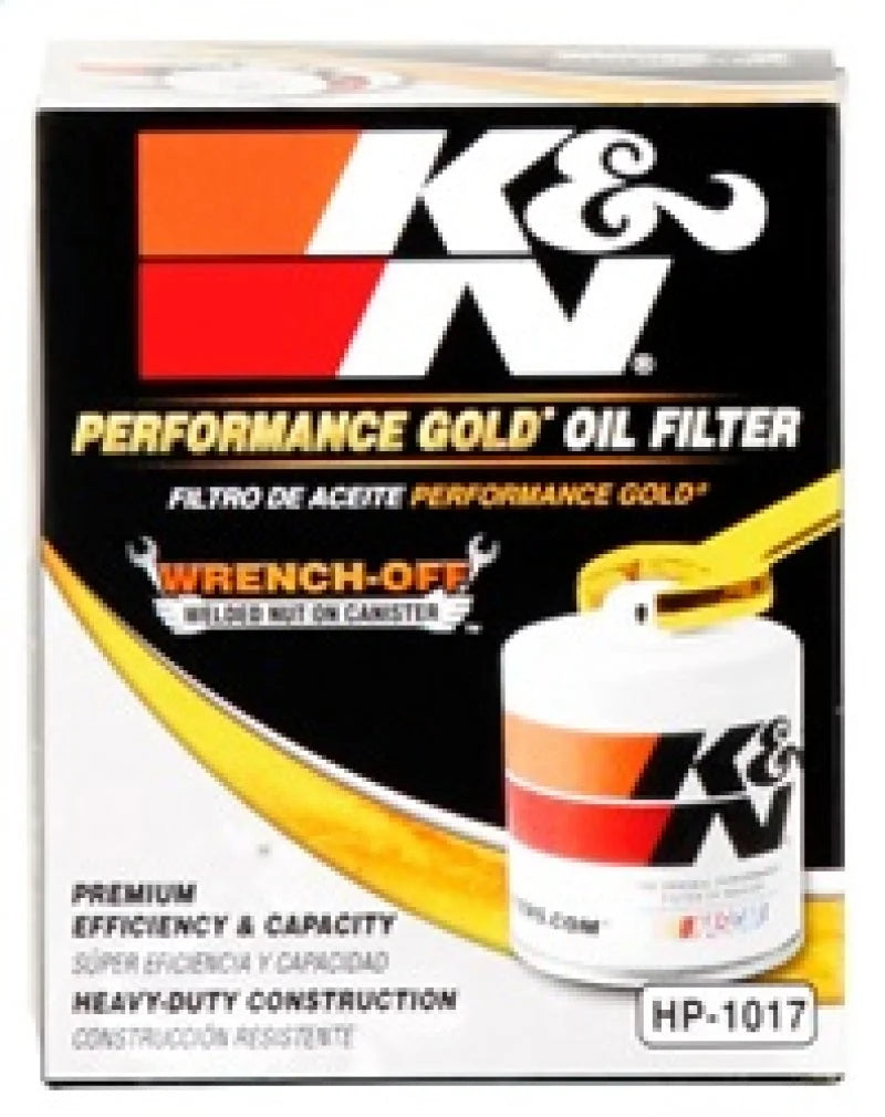 K&N 3.74inch / 2.98 OD Performance Gold Oil Filter - Additional View 10