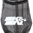 Load image into Gallery viewer, K&amp;N 4.5in Base ID x 3.5in Top ID x 6in H - Black - Round Tapered - Drycharger Air Filter Wrap - Main Product View