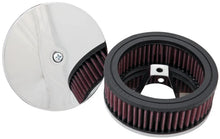 Load image into Gallery viewer, K&amp;N 4in ID / 5.5in OD / 2in H Custom Assembly Filter designed to fit Harley-Davidson Motorcycle - Main Product View