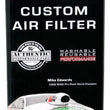 Load image into Gallery viewer, K&amp;N 5-1/8in / 14in ID X 1.5in O/S Flat Base Air Cleaner Assembly - Back View