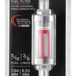 Load image into Gallery viewer, K&amp;N 5/16in x 3/8in Universal Replacement In-Line Fuel Filter - Installation View
