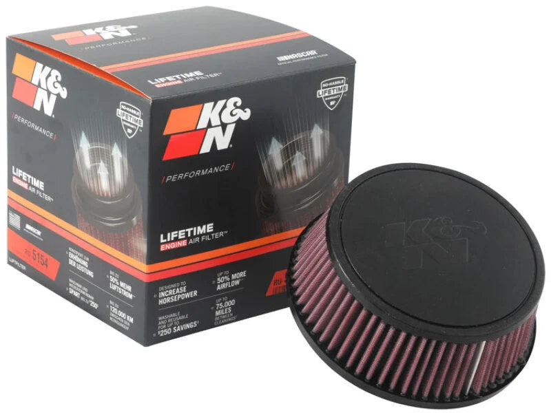K&N 52mm Flg 174mm B 149mm T 65mm H - Installation View