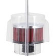 Load image into Gallery viewer, K&amp;N .5in Flange ID x 3in OD x 3.25in H Rubber Base Crankcase Vent Filter - Installation View