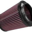 Load image into Gallery viewer, K&amp;N 6 inch OD-Base 4 1/2 inch OD-Top 7 Inch H Round Tapered Universal Air Filter - Side View