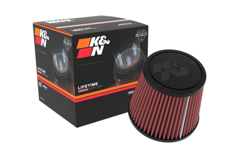 K&N 60mm Flg 113mm X 132mm B-Od 84mm X 89mm T-Od 1121mm H - Installation View